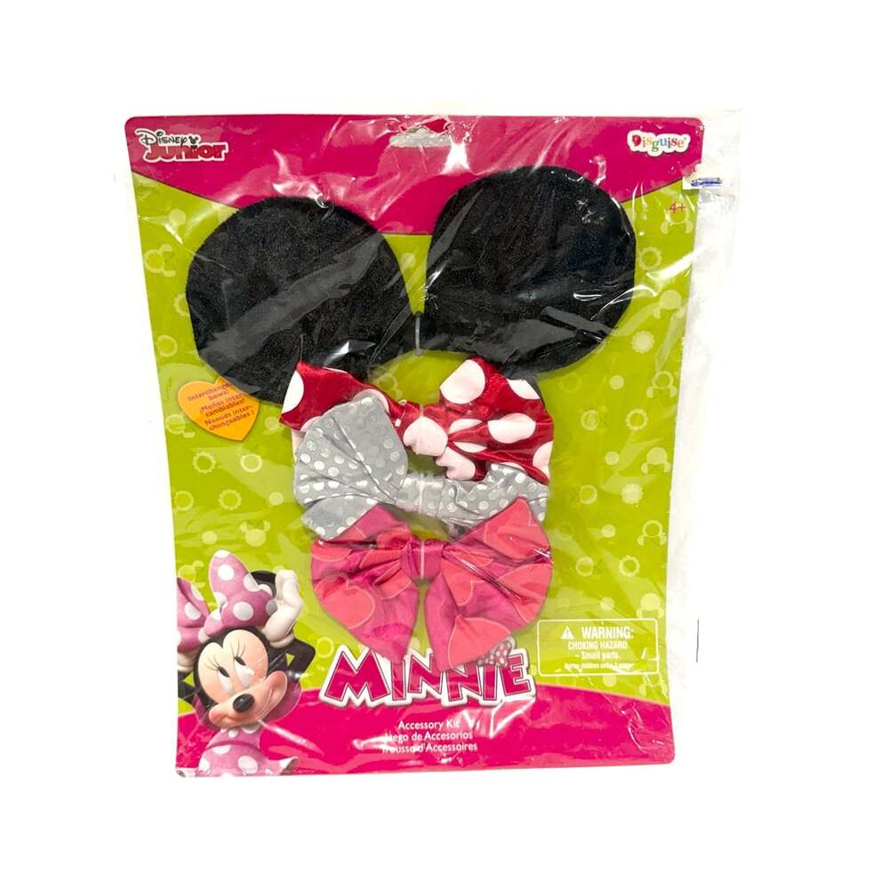 NWT Disguise Disney Jr. Minnie Mouse Bow Ears Accessories Kit